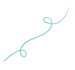 teal squiggle